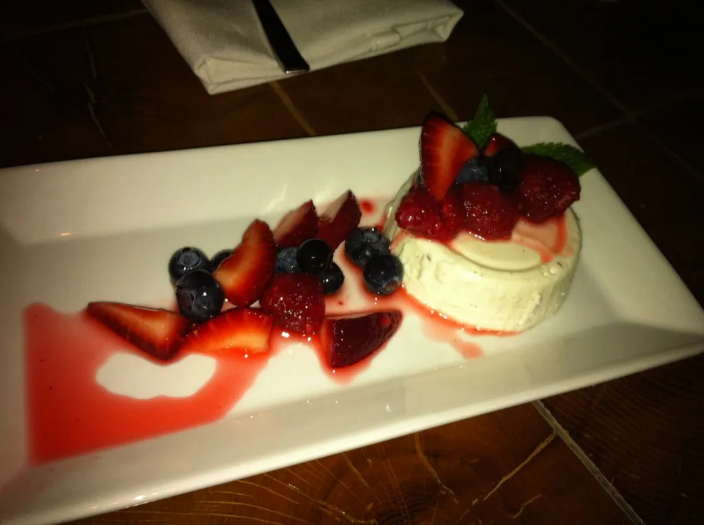 Panna Cotta at Cork Buzz