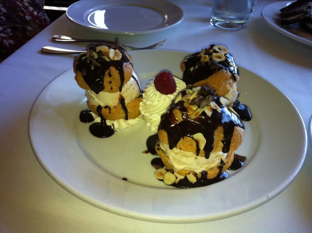 Profiteroles at Porter House